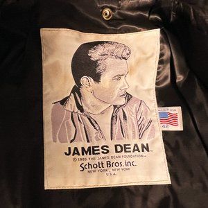 Very Rare 1985 JAMES DEAN SCHOTT PERFECTO JD1 Horsehide Biker Jacket - Sz 42